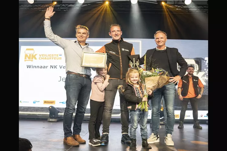 Jelmer Stoker uit Haskerhorne winnaar NK Veiligste Chauffeur 2022