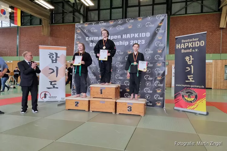 Goud voor Mare Westra en Jason Pries op Open Duitse Hapkido Kampioenschappen